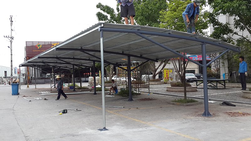 走马石材市场彩钢车棚